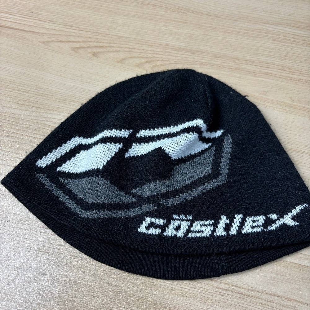 Castle X Hat Beanie Mens Black Knit Snowmobling Winter Skull Cap Outdoors